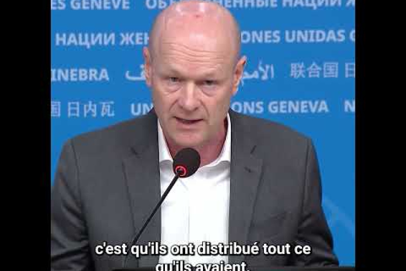 Play video for OCHA rejette le projet israélien de prendre en charge l'acheminement de l'aide - 7.05.25